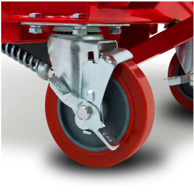 Hydraulische Schaar Heftafel 300 kg – Ideaal voor verhuizing en opslag (300 kg, 820x520 mm, hefhoogte 360 - 1220 mm, rem, pedaal, antislip)