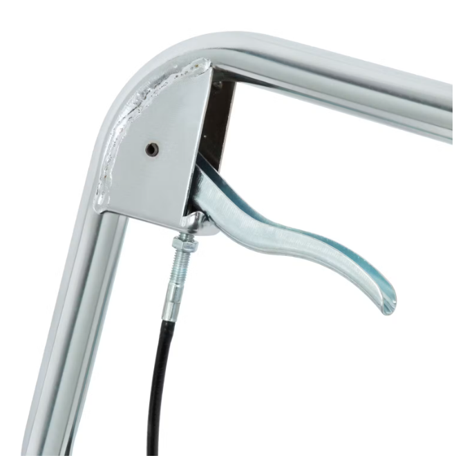 Hydraulische Schaar Heftafel 300 kg – Ideaal voor verhuizing en opslag (300 kg, 820x520 mm, hefhoogte 360 - 1220 mm, rem, pedaal, antislip)