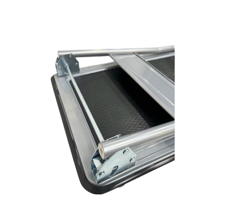 Professionele Platformwagen | 150 kg Draagvermogen | Opvouwbaar & Compact | Zilver/Zwart | Ultiem Verhuisgereedschap