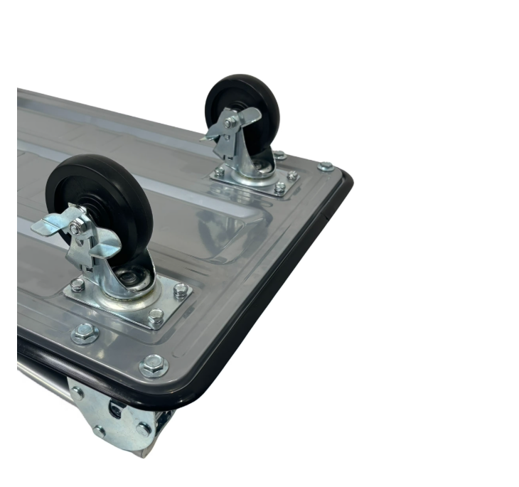 Professionele Platformwagen | 150 kg Draagvermogen | Opvouwbaar & Compact | Zilver/Zwart | Ultiem Verhuisgereedschap