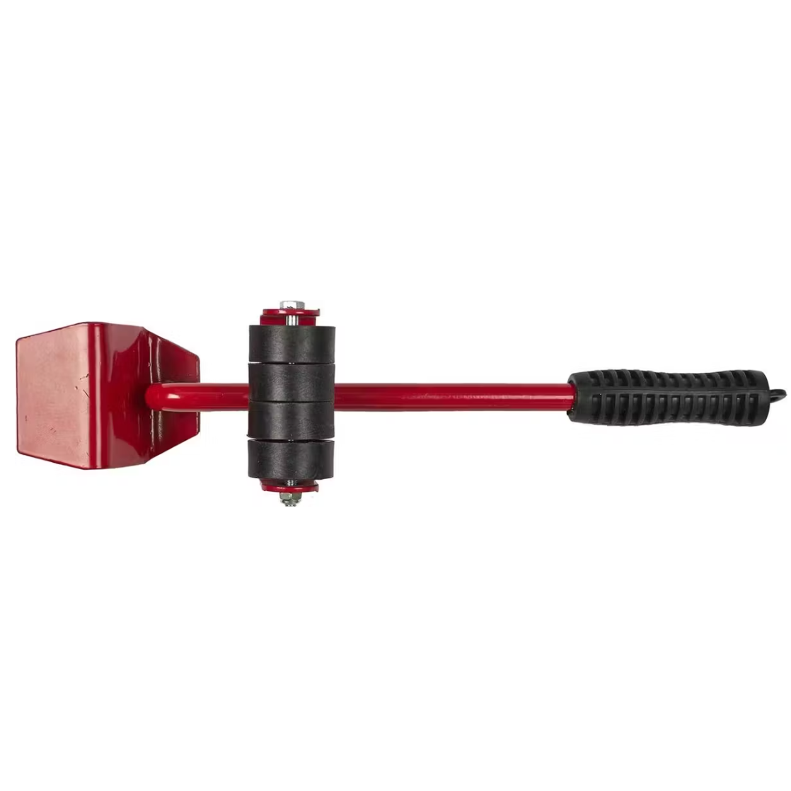 Meubelroller & Transportset 5-delig – Rood – Complete Verhuisset met Hefboom & 4 Rollers – Voor Zware Meubels en Apparaten