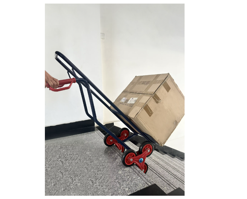 Professionele Steekwagen – 150 kg Draagvermogen – Blauw – Lichtgewicht & Robuust – Ideaal voor Verhuizen