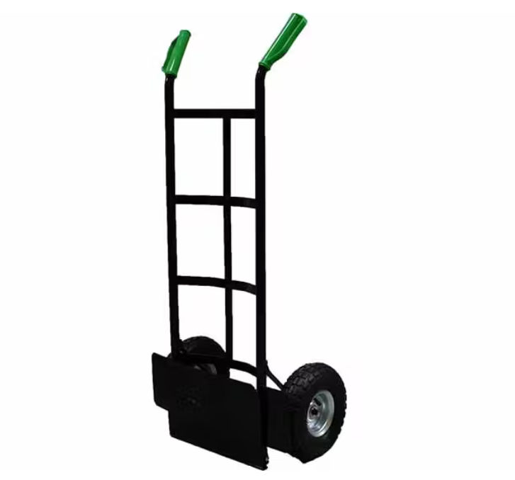 Profeco Heavy Duty Steekwagen – 250 kg – Inklapbaar Laadplateau – Anti-lek Wielen – Groen/Zwart