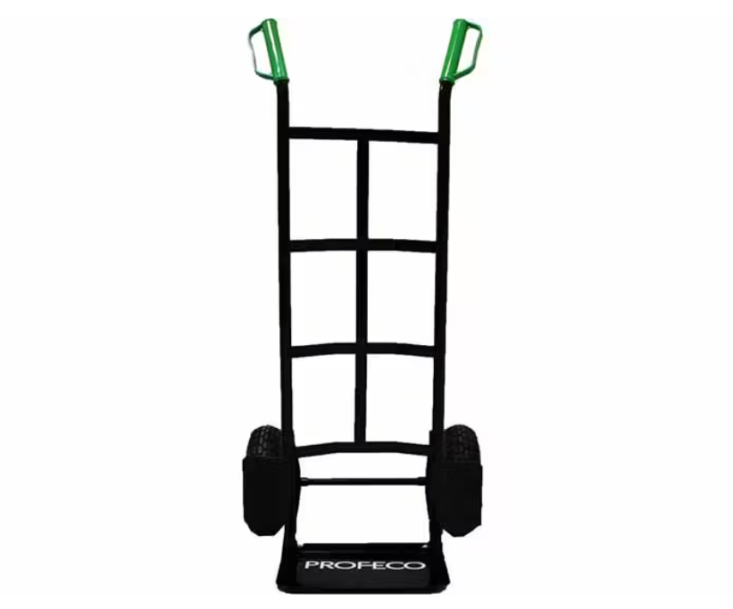 Profeco Heavy Duty Steekwagen – 250 kg – Inklapbaar Laadplateau – Anti-lek Wielen – Groen/Zwart