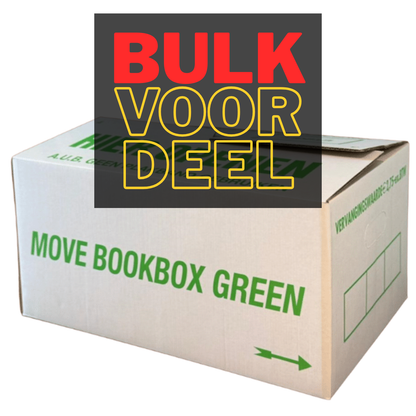 BULK DEAL | Boekendoos Autolock | 40kg Draagkracht | Dubbelgolf Karton (EB-Golf)| 48x32x23c | Zonder Tape