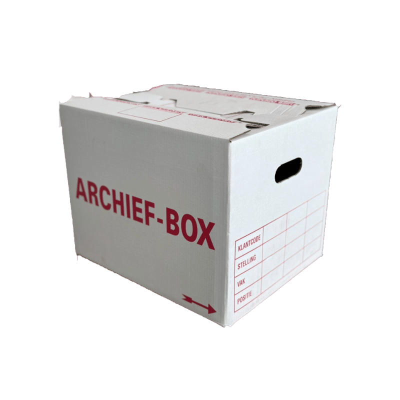 Archiefdoos Autolock (per 1 doos) | 40kg Draagkracht | Dubbelgolf Karton EB-Golf | 40x32x30cm | Zonder Tape