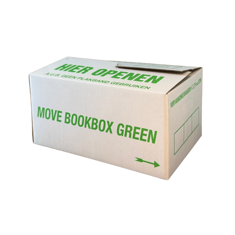 BULK DEAL | Boekendoos Autolock | 40kg Draagkracht | Dubbelgolf Karton (EB-Golf)| 48x32x23c | Zonder Tape