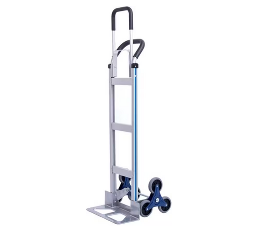 Trappensteekwagen – Lichtgewicht Traploper tot 150 kg – Aluminium Steekwagen voor Verhuizen – 6 TPR Wielen