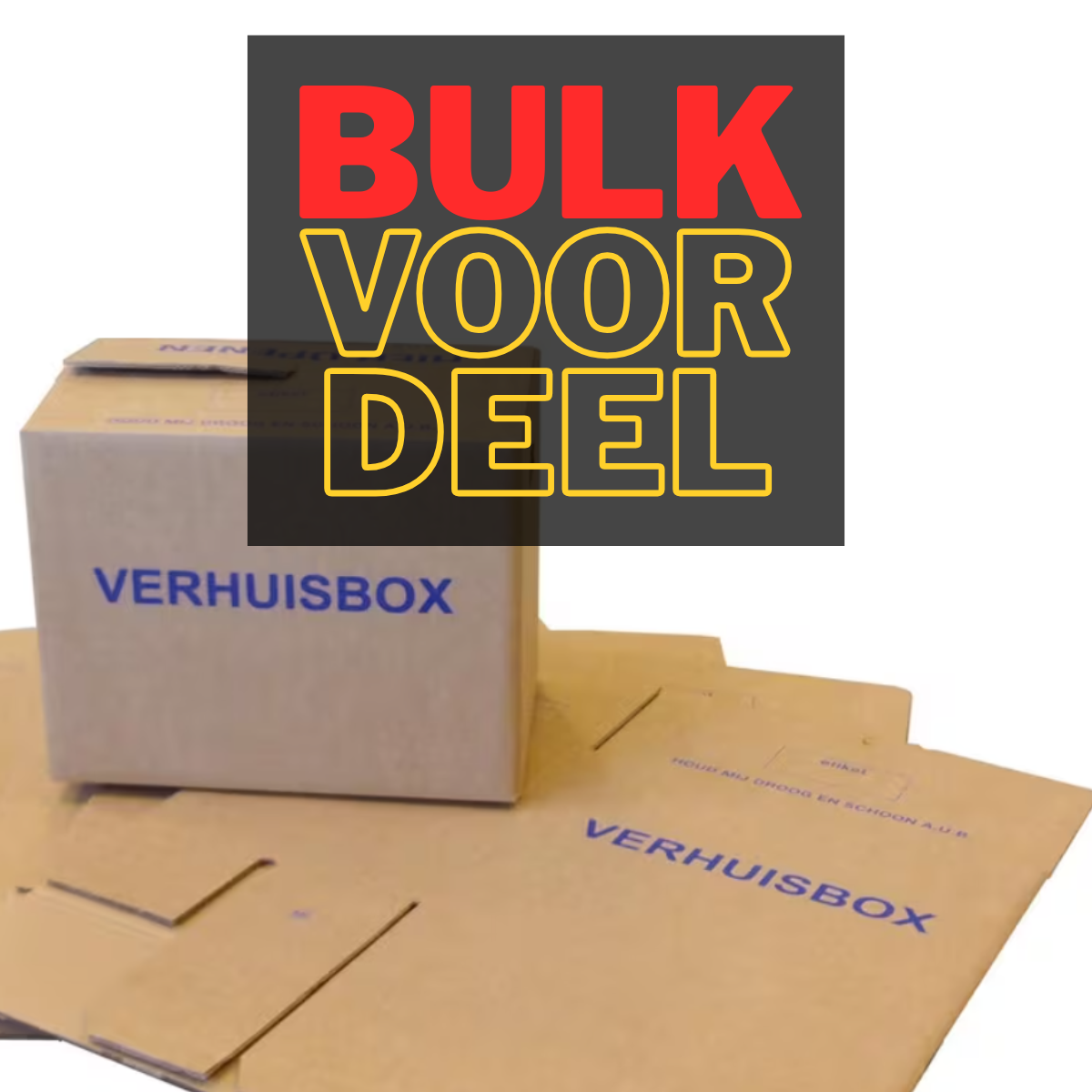 Professionele Extra Strong Verhuisdozen | 80 kg Draagkracht | Maximaal Bulkvoordeel | Ultieme Verhuisoplossing voor Zware Lasten