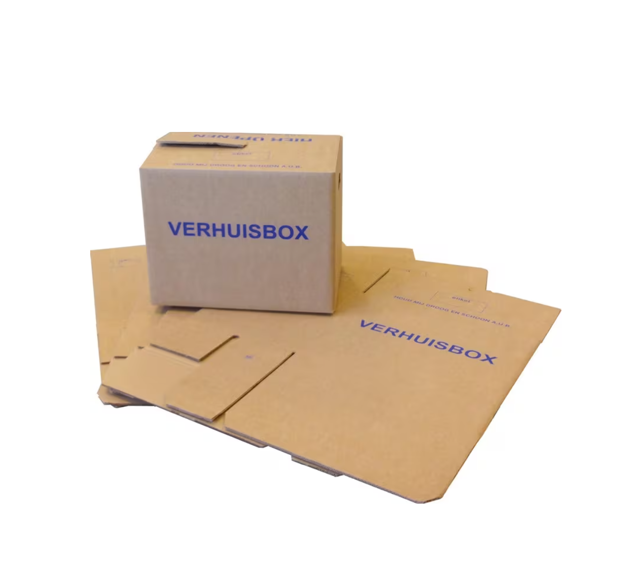 Verhuisdozen Extra Strong (per 5 stuks) - BC-golfkarton - 485x320x355mm (80kg draagkracht)