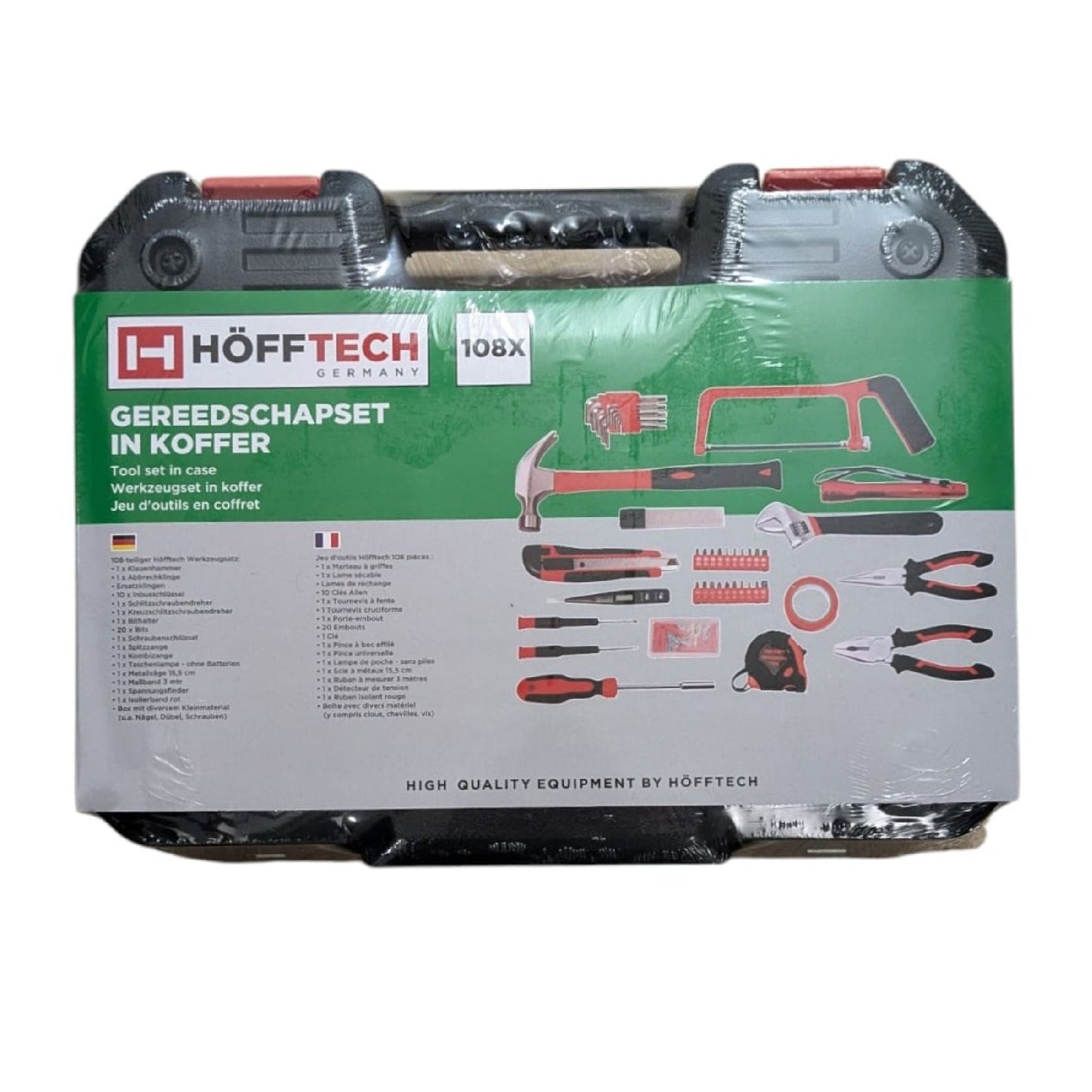 Höfftech Gereedschapsset in Koffer – 108-delig