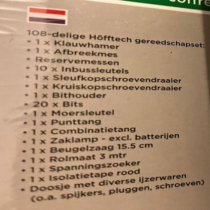 Höfftech Gereedschapsset in Koffer – 108-delig