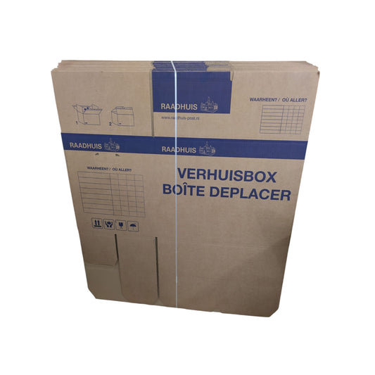 Stevige Verhuisdozen van B-Golf Karton (20 STUKS) – Herbruikbaar en Praktisch