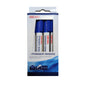 SIGMA Permanent Markers – Ronde Punt – Set van 4 stuks (Zwart / Rood / Blauw)