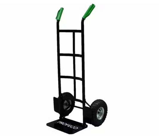 Profeco Heavy Duty Steekwagen – 250 kg – Inklapbaar Laadplateau – Anti-lek Wielen – Groen/Zwart